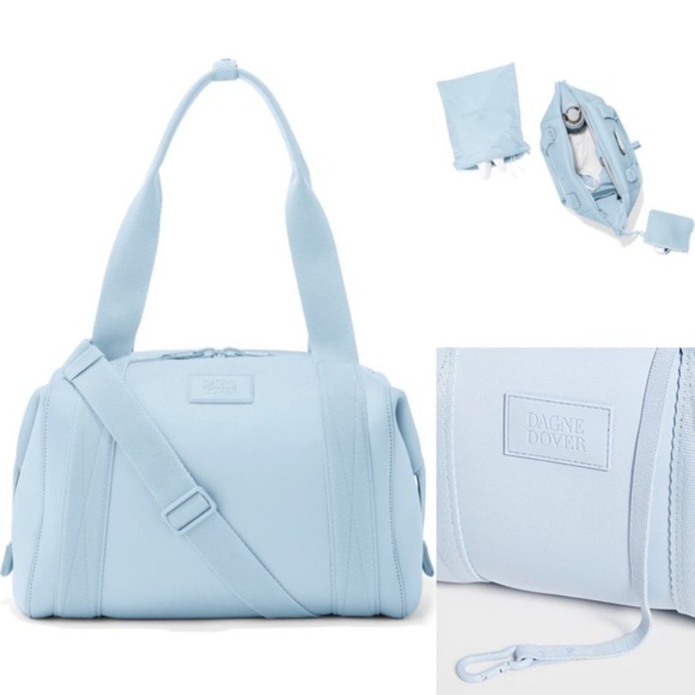 NEW Dagne Dover Landon SKYWAY Medium duffle Carryall Tote Bag Neoprene RETIRED